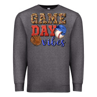 Charcoal Heather game day vibes Premium Sweatshirt - BundleAndBundleShop