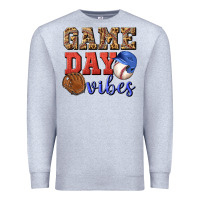 Heather Grey game day vibes Premium Sweatshirt - BundleAndBundleShop