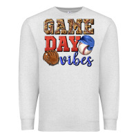 Oatmeal Heather game day vibes Premium Sweatshirt - BundleAndBundleShop