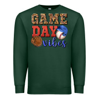 Sports Green game day vibes Premium Sweatshirt - BundleAndBundleShop