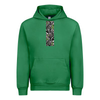 Emerald zebra Urban Hoodie - LillyAllenDesigns