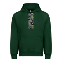Foreset Green zebra Urban Hoodie - LillyAllenDesigns