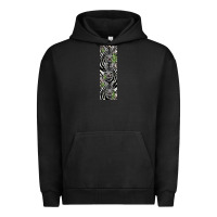 Pigment Black zebra Urban Hoodie - LillyAllenDesigns