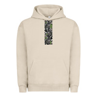 Pigment French Oak zebra Urban Hoodie - LillyAllenDesigns