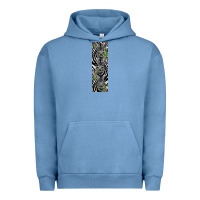 Pigment Pebble Blue zebra Urban Hoodie - LillyAllenDesigns