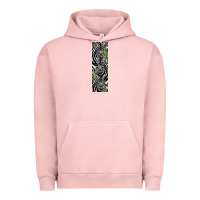 Pigment Salmon zebra Urban Hoodie - LillyAllenDesigns