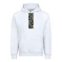 White zebra Urban Hoodie - LillyAllenDesigns