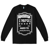 Black vintage quality without compromise 1970 Long Sleeve Tee - Bettercallsaul