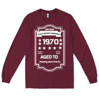 Burgundy vintage quality without compromise 1970 Long Sleeve Tee - Bettercallsaul