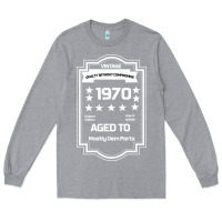 Heather Grey vintage quality without compromise 1970 Long Sleeve Tee - Bettercallsaul