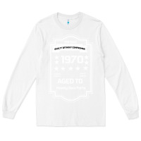 White vintage quality without compromise 1970 Long Sleeve Tee - Bettercallsaul