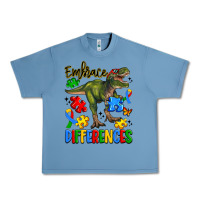 Pebble Blue embrace differences Urban Heavy Tee - Artiststas