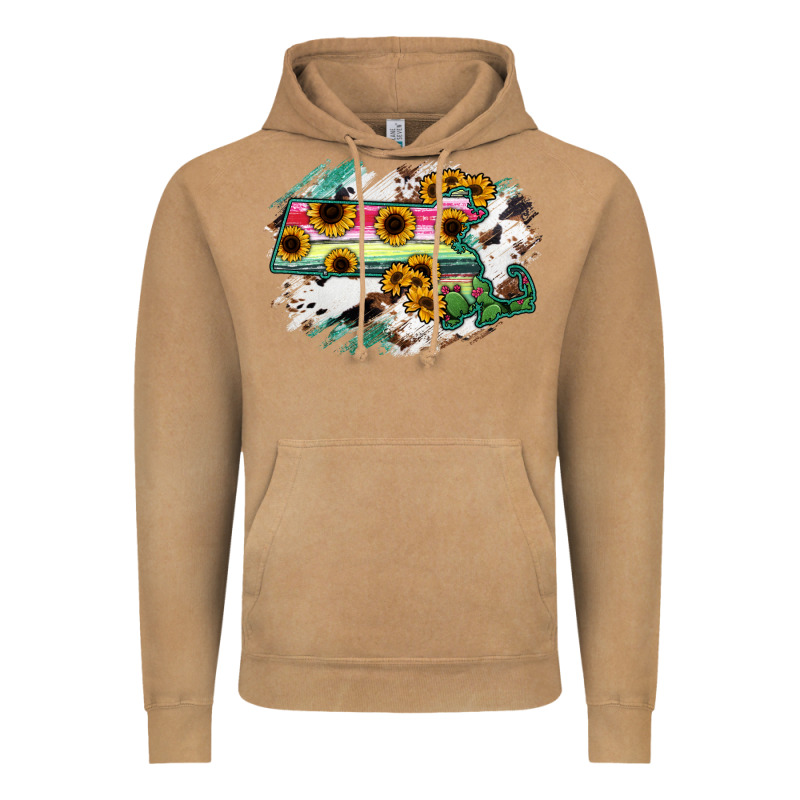 Massachusetts State Map Vintage Hoodie by RanaPortraitStore | Teevron