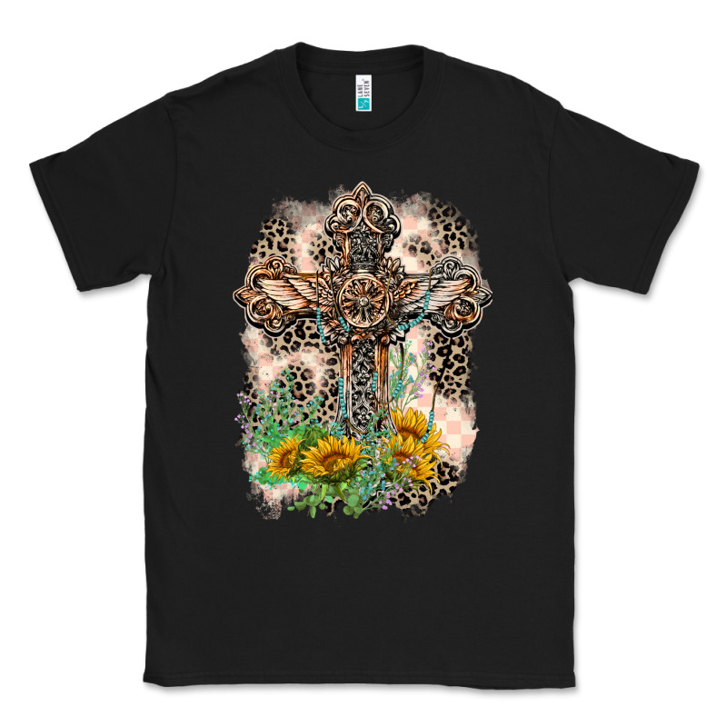 Western With Crosses Classic Tee by LillyAllenDesigns | Teevron