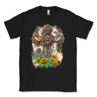 Black Western with Crosses Classic Tee - LillyAllenDesigns