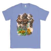 Colony Blue Western with Crosses Classic Tee - LillyAllenDesigns
