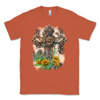 Copper Western with Crosses Classic Tee - LillyAllenDesigns