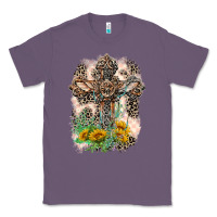 Lavender Western with Crosses Classic Tee - LillyAllenDesigns