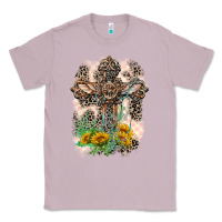 Lilac Western with Crosses Classic Tee - LillyAllenDesigns