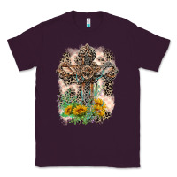 Plum Western with Crosses Classic Tee - LillyAllenDesigns