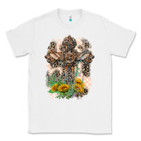 White Western with Crosses Classic Tee - LillyAllenDesigns