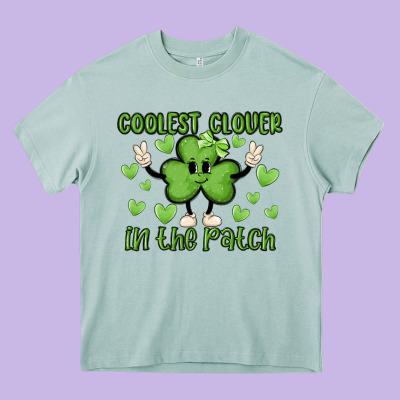 Coolest Clover To Pinch Heavy Core Tee Designed By Maliassmallbusiness