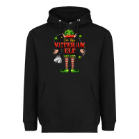 Black im the veteran elf Heavyweight Hoodie - FaDigitalArtStudio