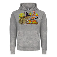 Cloud Rock Trick Or Treat With Frog Vintage Hoodie - LillyAllenDesigns