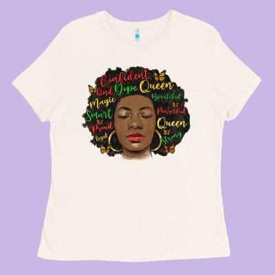 Afro Diva Ladies Tee Designed By Maliassmallbusiness