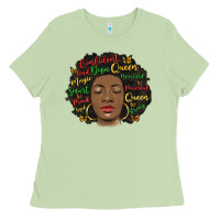 Matcha afro diva Ladies Tee - MaliasSmallBusiness