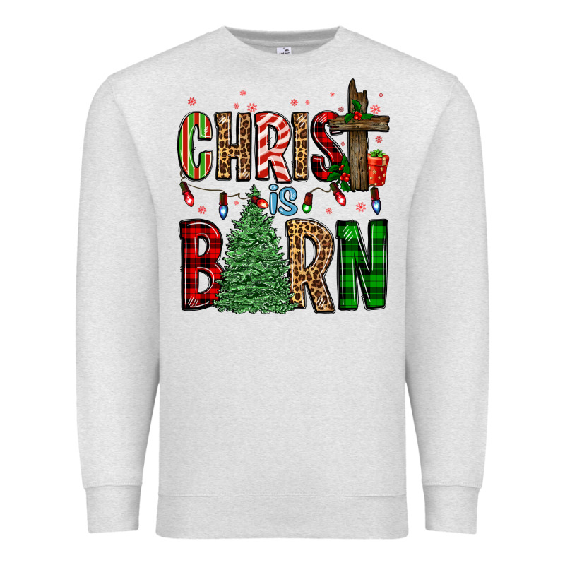 Christ Is Born Premium Sweatshirt by FaDigitalArtStudio | Teevron