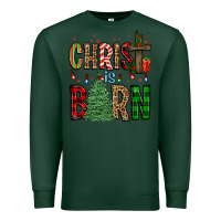 Sports Green christ is born Premium Sweatshirt - FaDigitalArtStudio