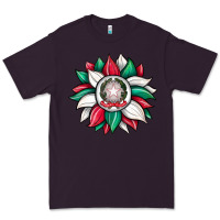 Plum sunflower i̇talian flag Premium Tee - JahusDesignShop