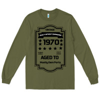 Army Green vintage quality without compromise 1970 Long Sleeve Tee - Bettercallsaul