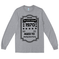 Heather Grey vintage quality without compromise 1970 Long Sleeve Tee - Bettercallsaul