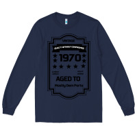 Navy vintage quality without compromise 1970 Long Sleeve Tee - Bettercallsaul