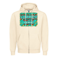 Sandshell summer time glitter pineable Zipper Hoodie - CowCowDesign