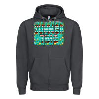 Smoke summer time glitter pineable Zipper Hoodie - CowCowDesign