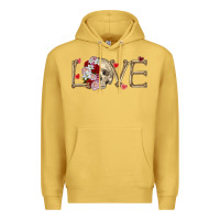 Antique Gold Skull love Valentine's Day Premium Hoodie - FaDigitalArtStudio