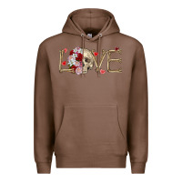 Chestnut Skull love Valentine's Day Premium Hoodie - FaDigitalArtStudio