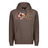 Coffee Skull love Valentine's Day Premium Hoodie - FaDigitalArtStudio