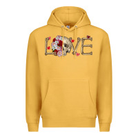Mustard Skull love Valentine's Day Premium Hoodie - FaDigitalArtStudio