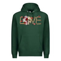 Sports Green Skull love Valentine's Day Premium Hoodie - FaDigitalArtStudio