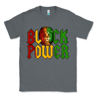 Charcoal Heather Juneteenth Lion King Black Power Classic Tee - LillyAllenDesigns