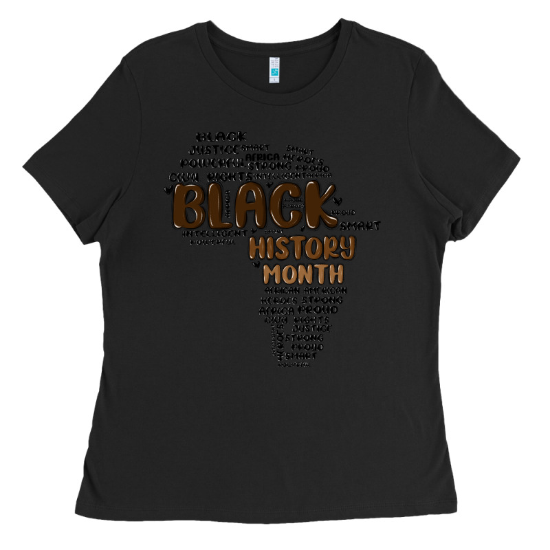 Black History Month Ladies Tee by MaliasSmallBusiness | Teevron