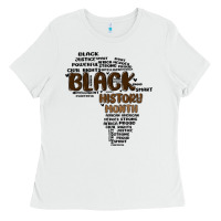 White black history month Ladies Tee - MaliasSmallBusiness