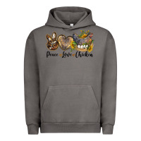 Pigment Tornado peace love chicken Urban Hoodie - LillyAllenDesigns