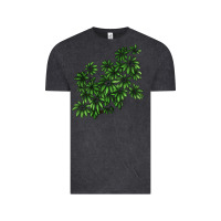 Vintage Black Botanical Schefflera Illustrations Vintage Tee - LillyAllenDesigns