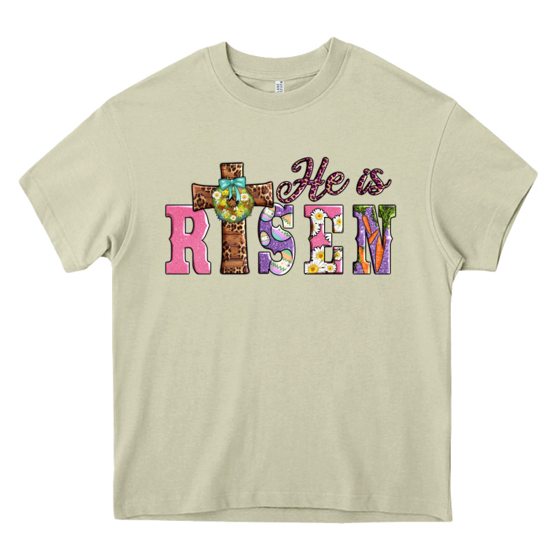 Easter He ıs Risen Heavy Core Tee by AdoDesignShop | Teevron
