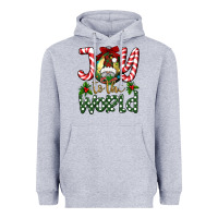 Heather Grey joy to the world Heavyweight Hoodie - BundleAndBundleShop